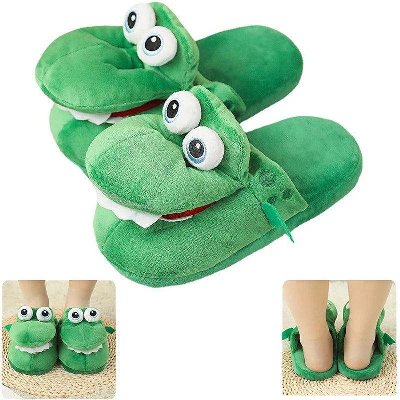 Croco-Fun Cozy Slippers