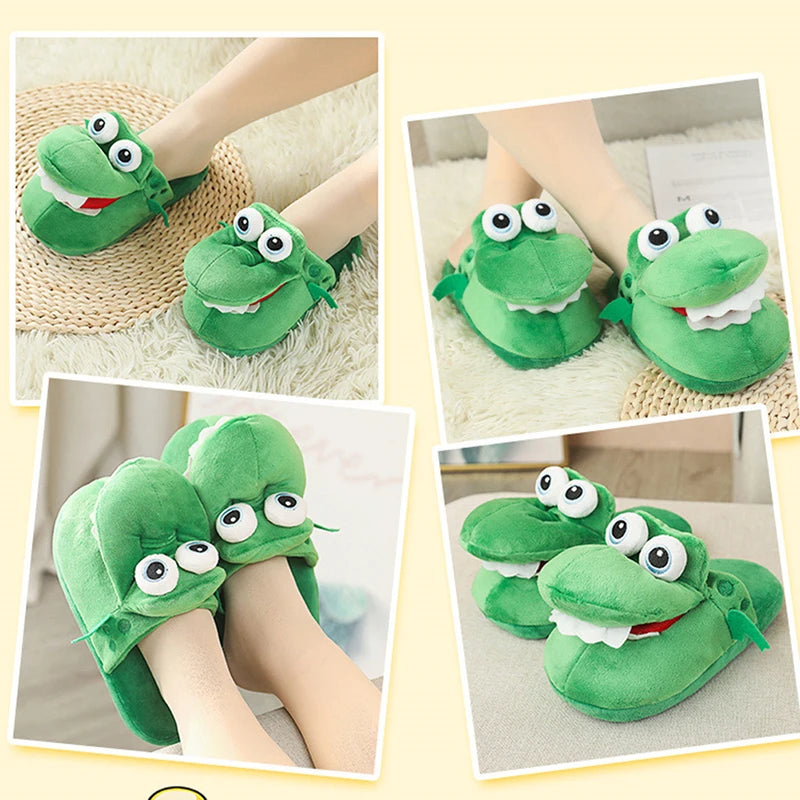 Croco-Fun Cozy Slippers