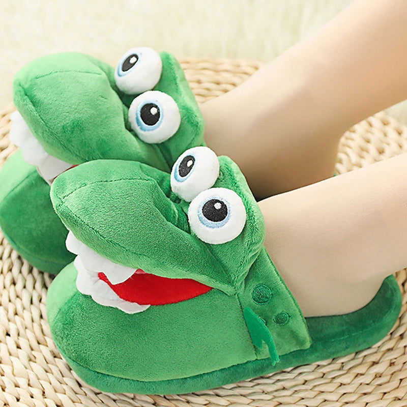 Croco-Fun Cozy Slippers