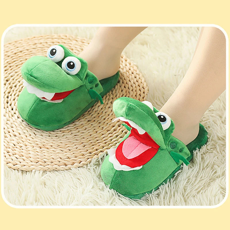 Croco-Fun Cozy Slippers