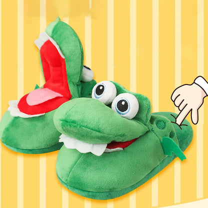 Croco-Fun Cozy Slippers