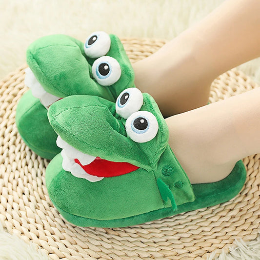 Croco-Fun Cozy Slippers